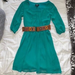 Royal Green Dress